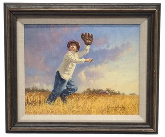 Jim Daly High in the Sky Oil Painting on Canvas