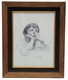 Jim Daly Original Pencil Drawing Signed