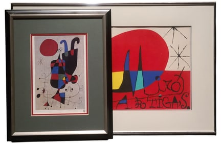 2 Joan Miro Prints incl Terres de Grand Feu