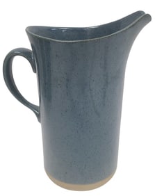 Martz Signed Monumental Pottery Pitcher 11"