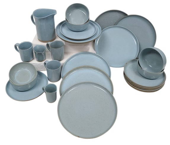 Marshall Studios Martz Dinnerware - Some Damage: Some condition issues on several pieces, including chips and cracks. Please use photos for further condition evaluation.