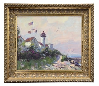 Robert C Gruppe Original Oil Painting on Canvas