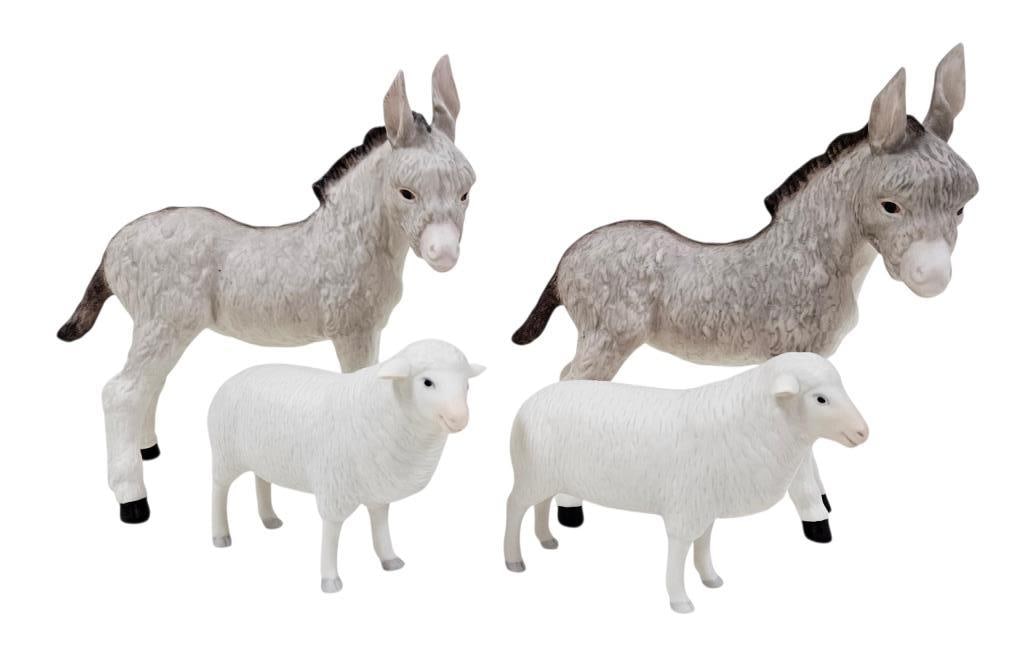 Cybis Donkey & Sheep Group (1 of 9)