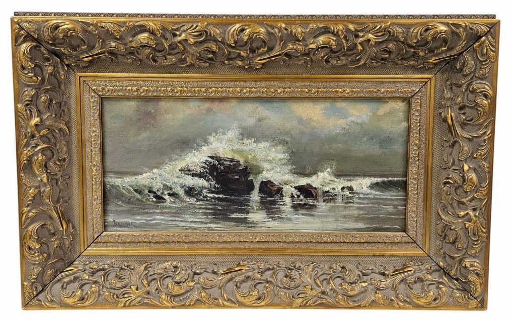 Alfred Thompson Bricher Seascape Oil on Canvas (1 of 11)