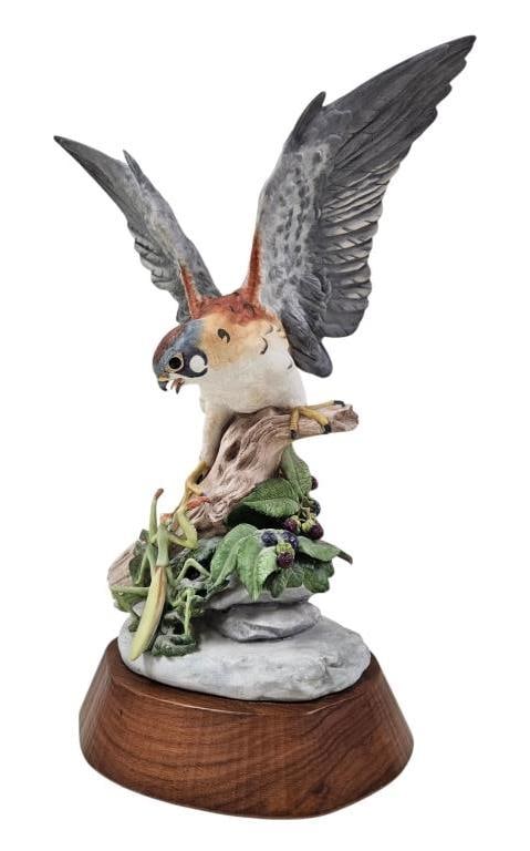 Cybis LE Kestrel 18" Porcelain Statuette #284 (1 of 12)