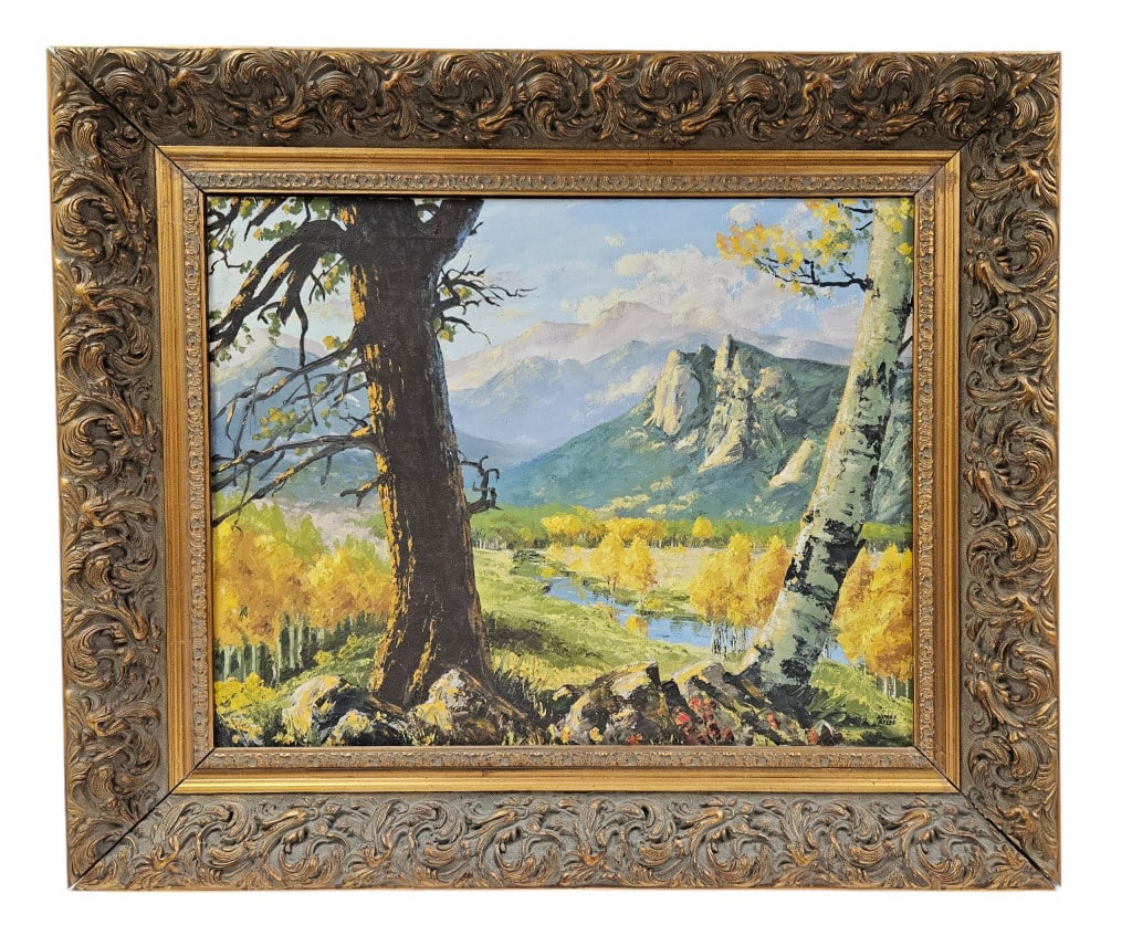 Lyman Byxbe Autumn Landscape Oil on Canvas (1 of 11)