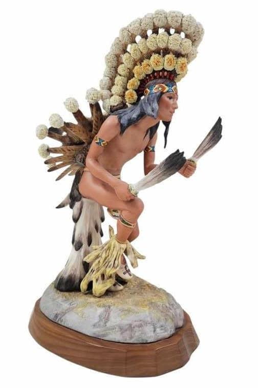18" Cybis Great Thunder Dancer Porcelain Statue (1 of 15)