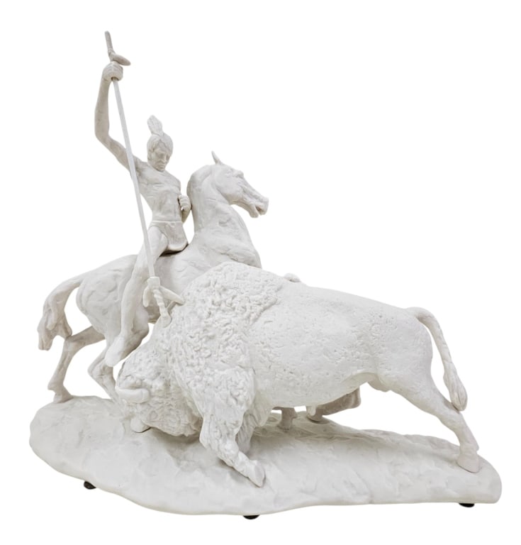 Hand Signed Laszlo Ispanky The Hunt LE Sculpture (1 of 11)