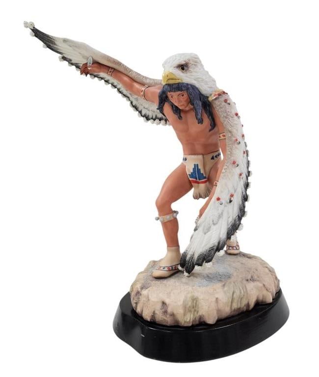 Cybis Pueblo Eagle Dancer 20" Tall Statue (1 of 14)