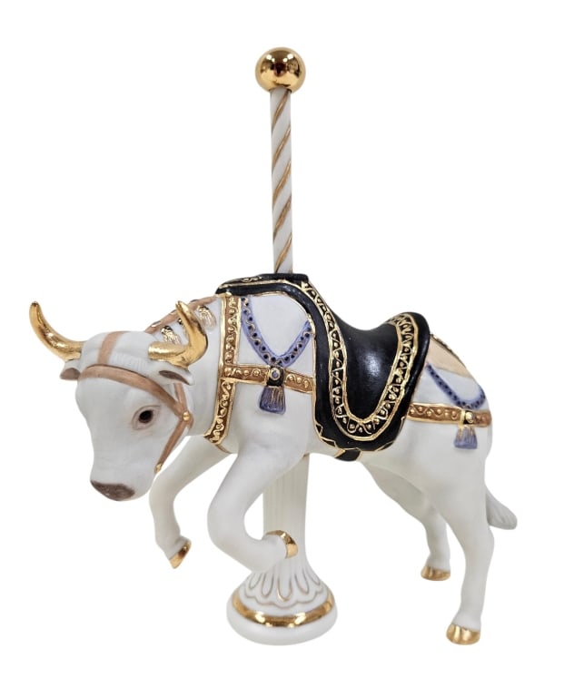 Rare Cybis 50th Annv. Carousel II Bull (1 of 9)