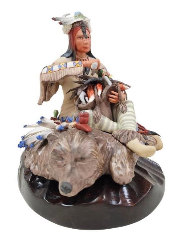Cybis Blackfeet Beaverhead 11" Sculpture #450 (1 of 10)