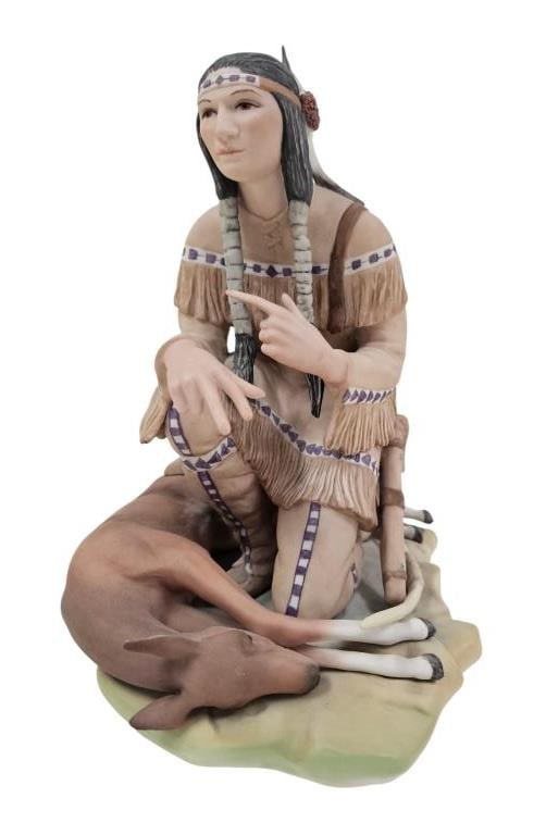 Cybis 10.5" Onadaga Hiawatha Native American #439 (1 of 8)