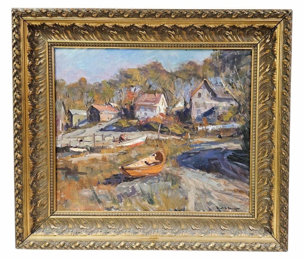 Robert C. Gruppe Original Oil Painting on Canvas (1 of 10)