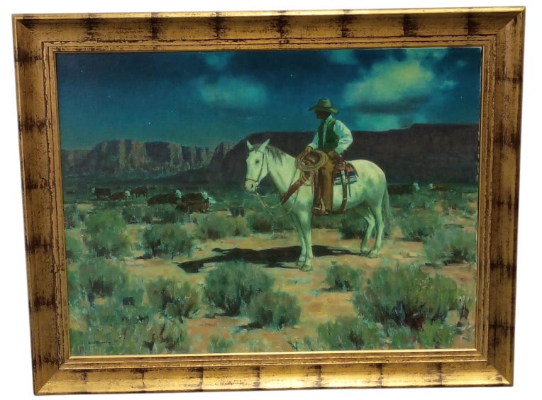 Karl Thomas Oil Painting Southwest at Dusk (1 of 8)