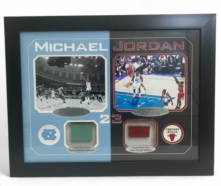 Michael Jordan Authentic Game Used Stadium Floor (1 of 12)