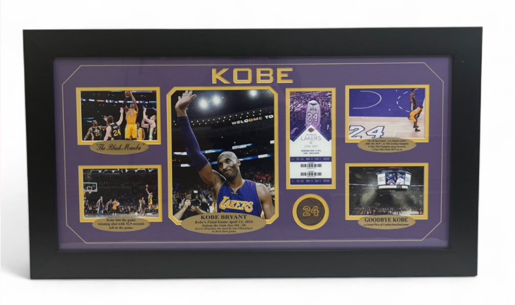 Framed Commemorative Collage Kobe Bryant Last Game (1 of 11)