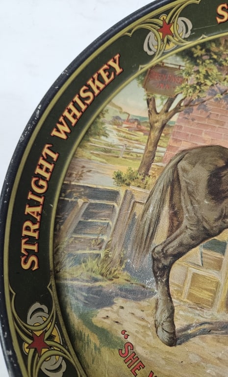 Pre-Prohibition Green River Whiskey Litho Tray - 3