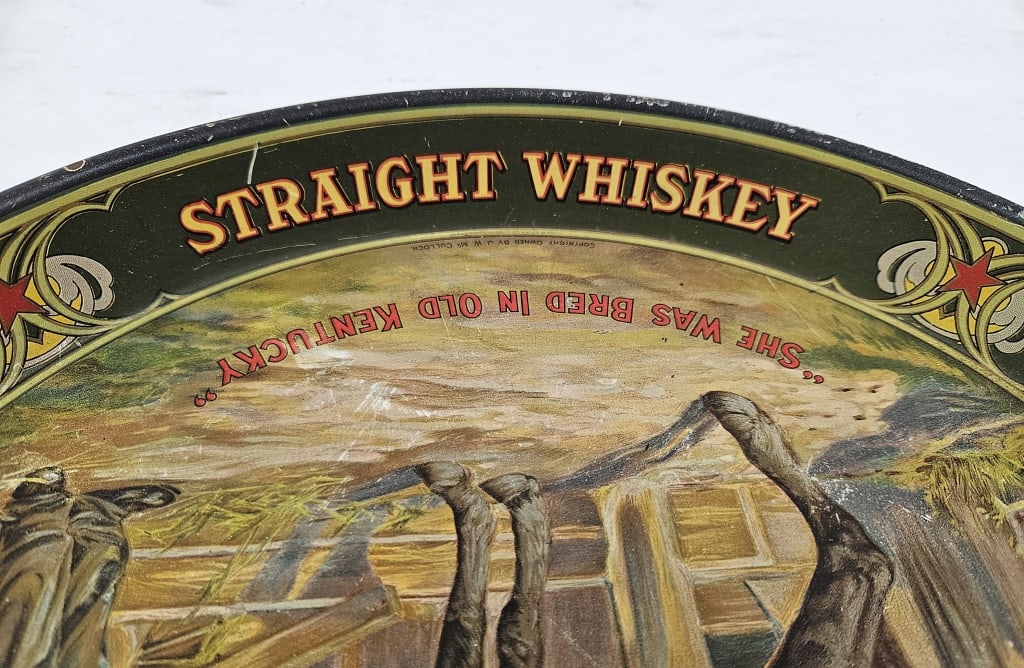 Pre-Prohibition Green River Whiskey Litho Tray - 6