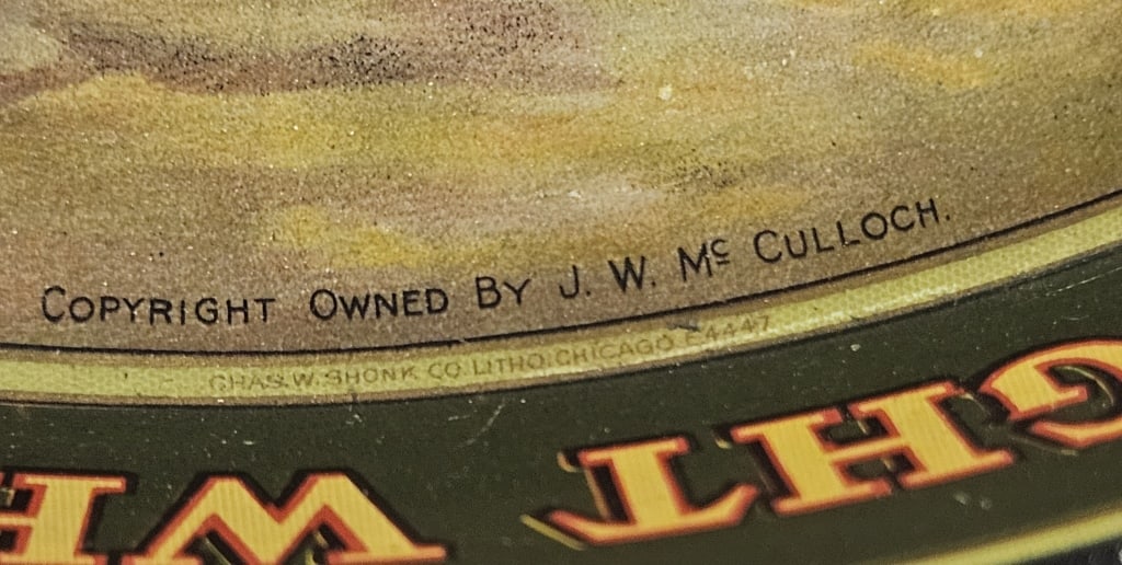 Pre-Prohibition Green River Whiskey Litho Tray - 9