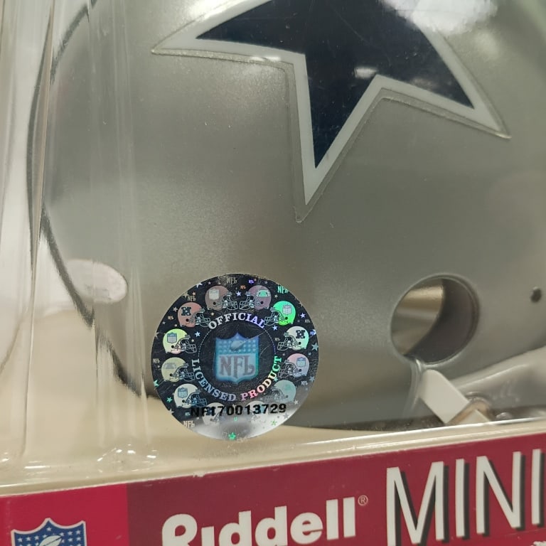 Four NFL Player Signed Mini-Helmets w/ Cert - 4