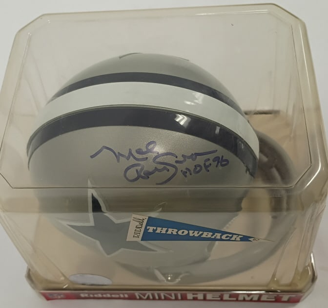 Four NFL Player Signed Mini-Helmets w/ Cert - 7