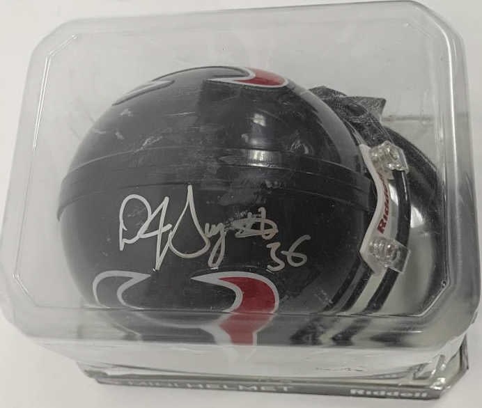 Four NFL Player Signed Mini-Helmets w/ Cert - 9