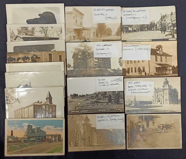 16 RPPC Black & White Postcards w/ Automobilia: IMPORTANT NOTE: Please be advised that we offer reasonably priced in-house shipping, but you must select Arrange My Own Shipping as part of your post-auction invoice options. Sixteen total real photo