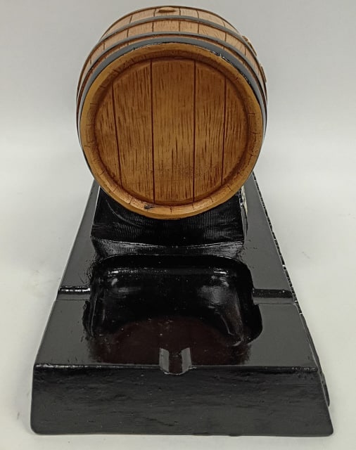Virgin Bourbon Chalkware Barrel Ashtray Display - 4
