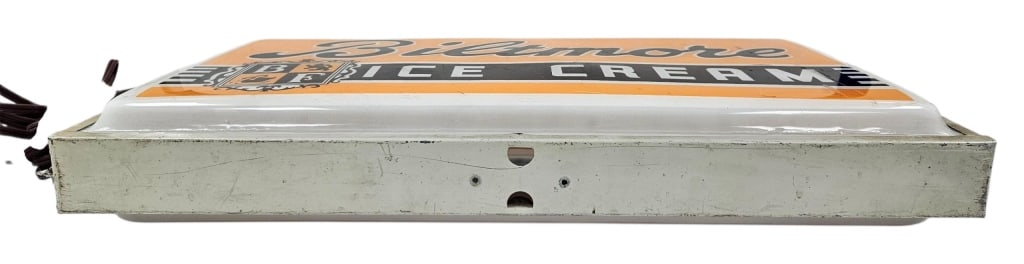 Rare Vintage Biltmore Ice Cream 2-Side Light Sign - 11