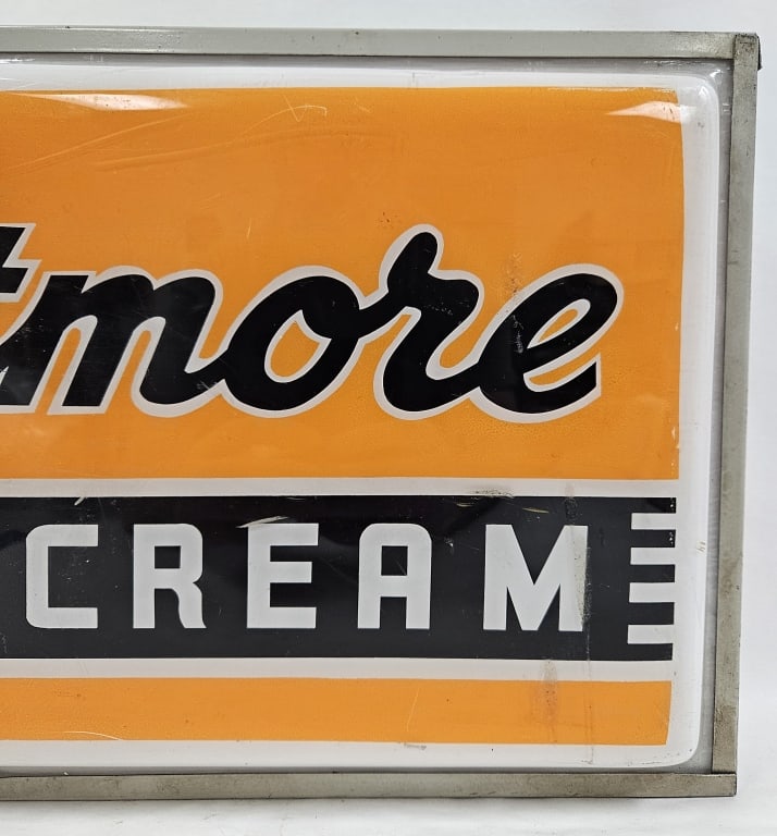 Rare Vintage Biltmore Ice Cream 2-Side Light Sign - 8