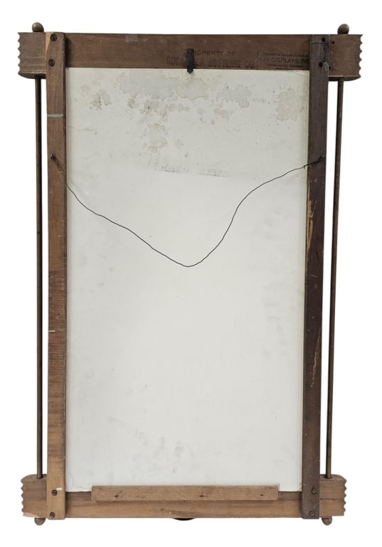 Rare 1943 Coke Time Cardboard Sign Original Frame - 10