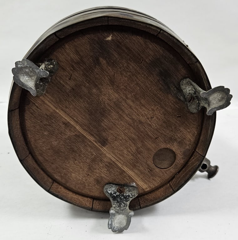 Antique Liberty Root Beer 5c Barrel Dispenser - 10