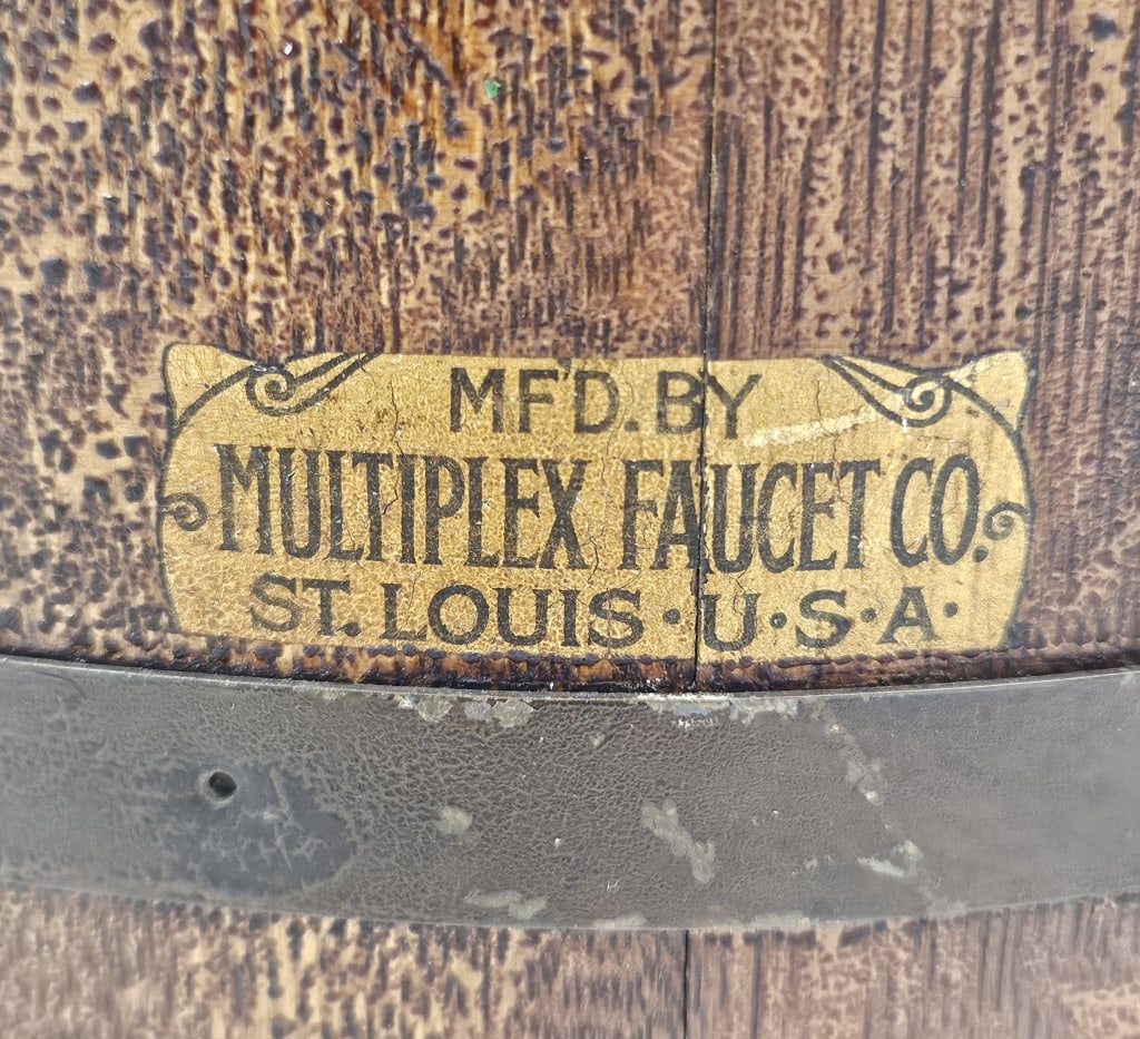 Antique Liberty Root Beer 5c Barrel Dispenser - 5