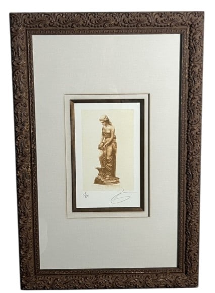 Paolo Lanza Historical Posture Limited Ed Giclee: IMPORTANT NOTE: Please be advised that we offer reasonably priced in-house shipping, but you must select Arrange My Own Shipping as part of your post-auction invoice options. Paolo Lanza "Historical