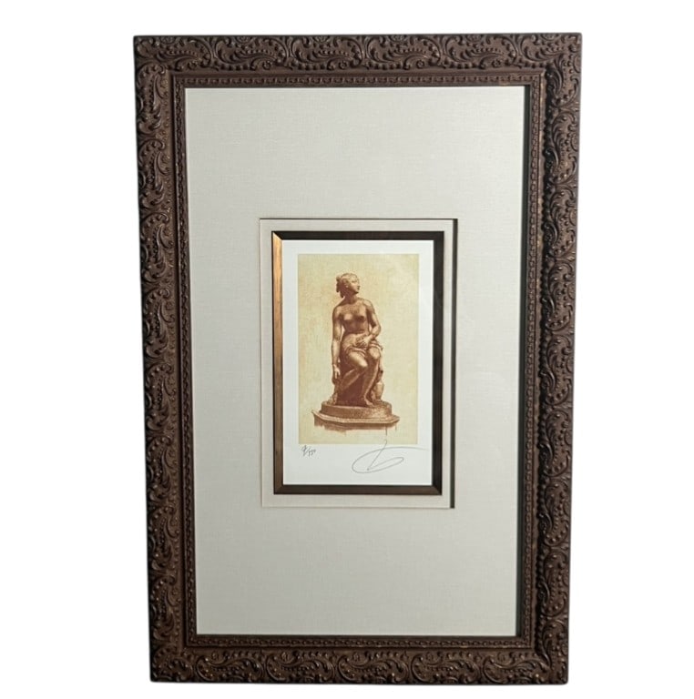 Paolo Lanza Historical Posture 4 Limited Ed Giclee: IMPORTANT NOTE: Please be advised that we offer reasonably priced in-house shipping, but you must select Arrange My Own Shipping as part of your post-auction invoice options. Paolo Lanza "Historical