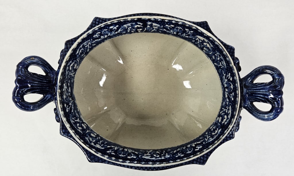 Rare 1800s Historical Blue Transferware Group - 9