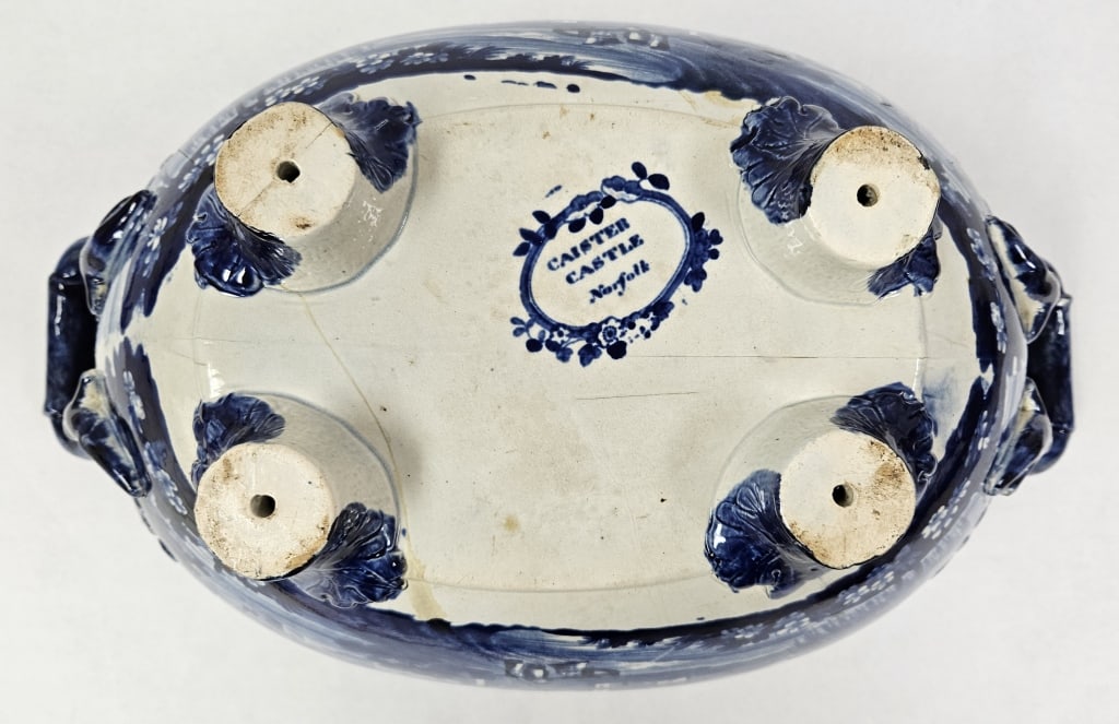 Rare 1800s Historical Blue Transferware Group - 13