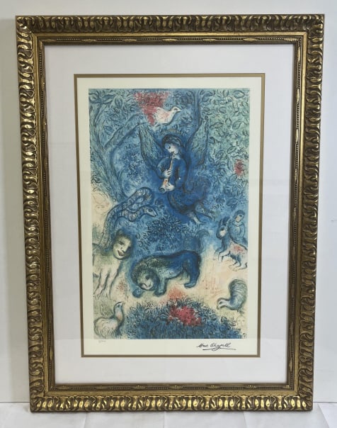 Marc Chagall Signed Lithograph The Magic Flute - 2