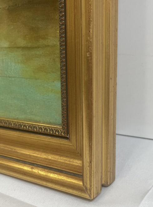 Brian Coole Lake Scene Original Oil On Canvas - 10