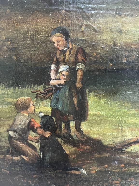 Brian Coole Lake Scene Original Oil On Canvas - 7