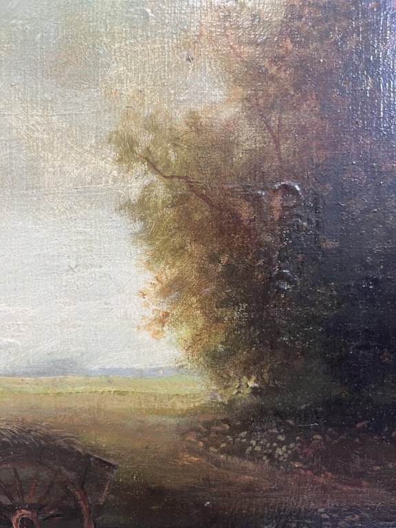 Brian Coole Lake Scene Original Oil On Canvas - 8