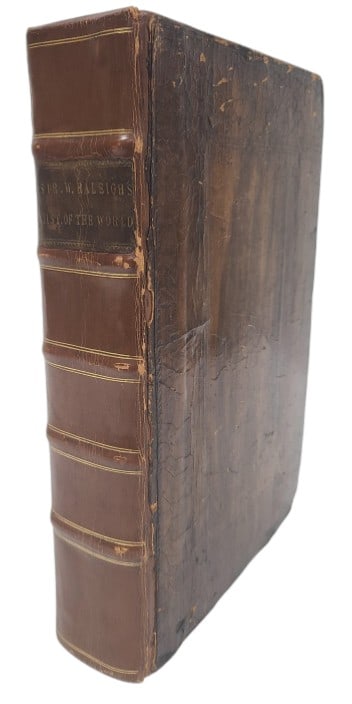 Rare 1st Ed. 1614 History of the World by Raleigh: IMPORTANT NOTE: Please be advised that we offer reasonably priced in-house shipping, but you must select Arrange My Own Shipping as part of your post-auction invoice options. Rare first printing, firs