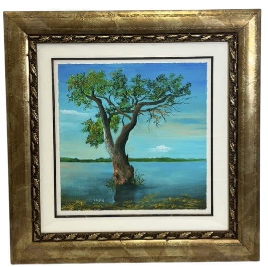 David Najar LE Giclee On Paper "Alluring": IMPORTANT NOTE: Please be advised that we offer reasonably priced in-house shipping, but you must select Arrange My Own Shipping as part of your post-auction invoice options. Limited edition giclee