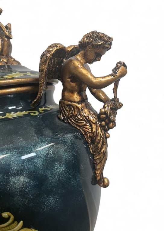French Rococo Style Lidded Urn - 10