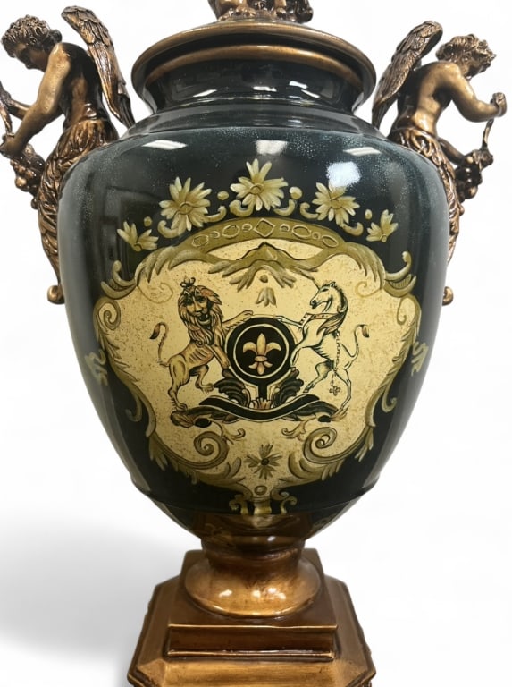 French Rococo Style Lidded Urn - 13