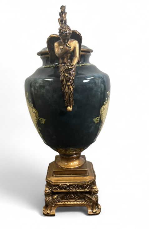 French Rococo Style Lidded Urn - 4