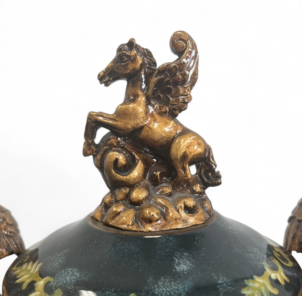 French Rococo Style Lidded Urn - 5