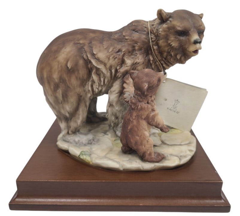 Vintage Kaiser "Group of Baers" Limited Ed. Figure: IMPORTANT NOTE: Please be advised that we offer reasonably priced in-house shipping, but you must select Arrange My Own Shipping as part of your post-auction invoice options. Spelled "Group of Baers"