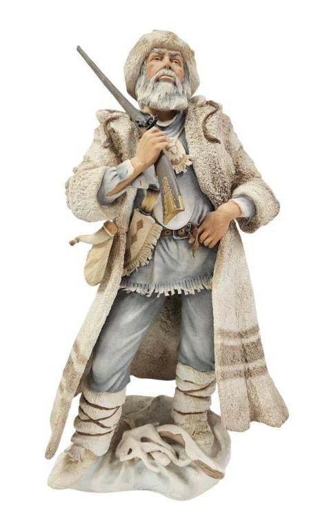 Bronn USA Mountain Man 19" Sculpture #2/25: IMPORTANT NOTE: Please be advised that we offer reasonably priced in-house shipping, but you must select Arrange My Own Shipping as part of your post-auction invoice options. Spelled "Group of Baers"