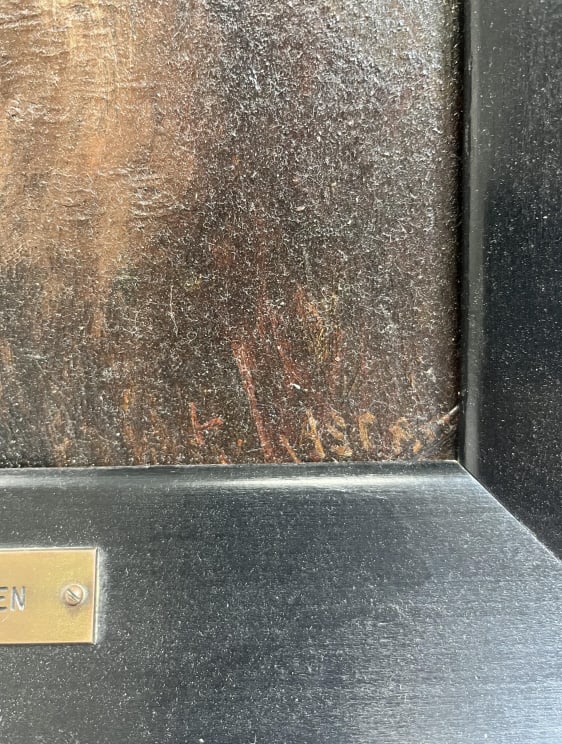 Henry Raschen Original Oil On Board Portrait - 10